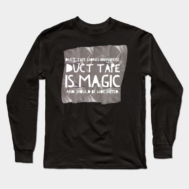 Duct Tape Long Sleeve T-Shirt by cipollakate